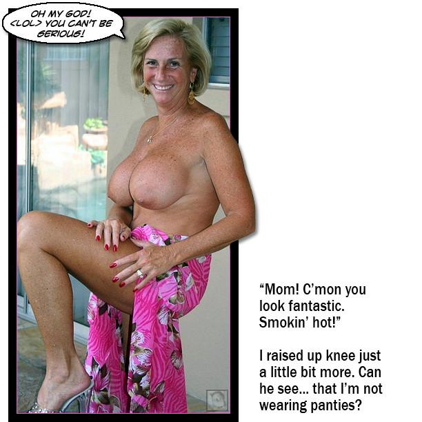 Hot nude mom caption