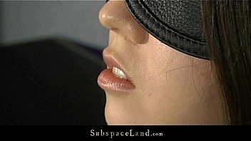 Blindfolded gagged tied with nose