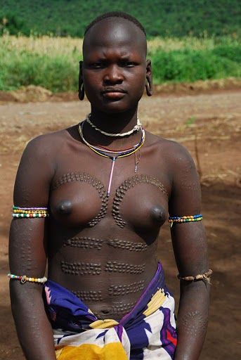 West african naked girl
