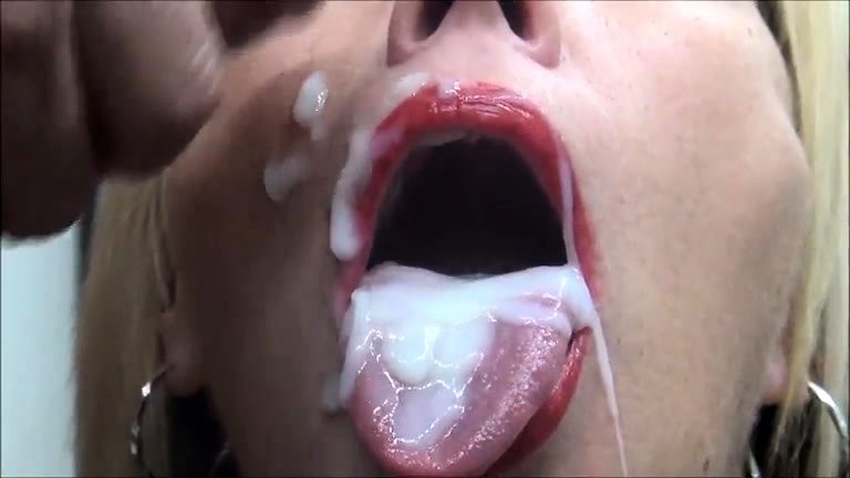 Cum loads mouth
