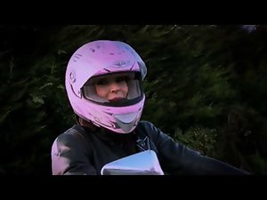 best of Motorcycle helmet girl
