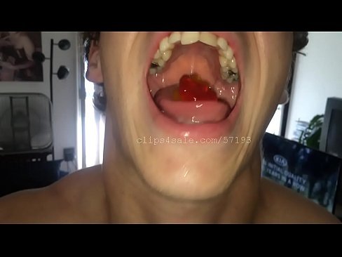 Girls swallow gummy bears